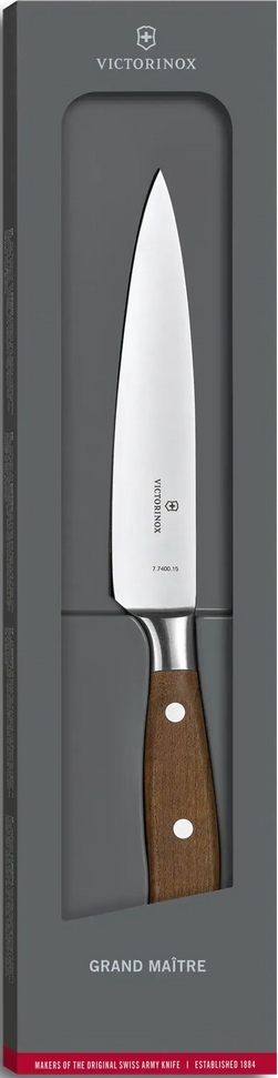 Victorinox - Grand Maître Wood 6" Straight Blade Chef's Knife - 7.7400.15G