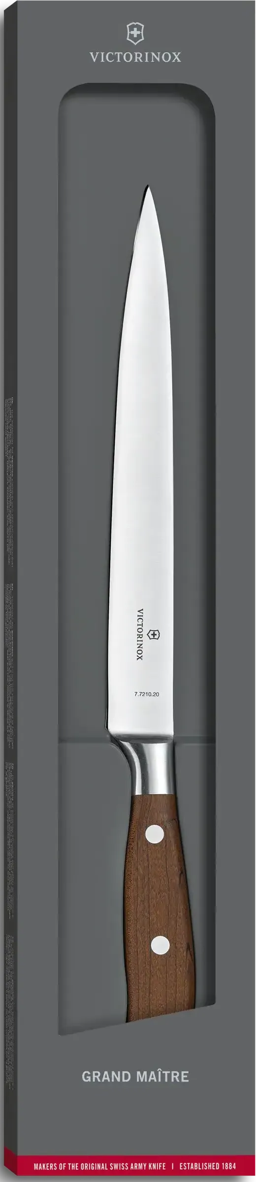 Victorinox - Grand Maître Wood 8" Flexible Blade Filleting Knife - 7.7210.20G