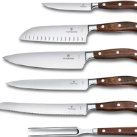 Victorinox - Grand Maître Wood Knife Block 6 Pieces Set - 7.7240.6