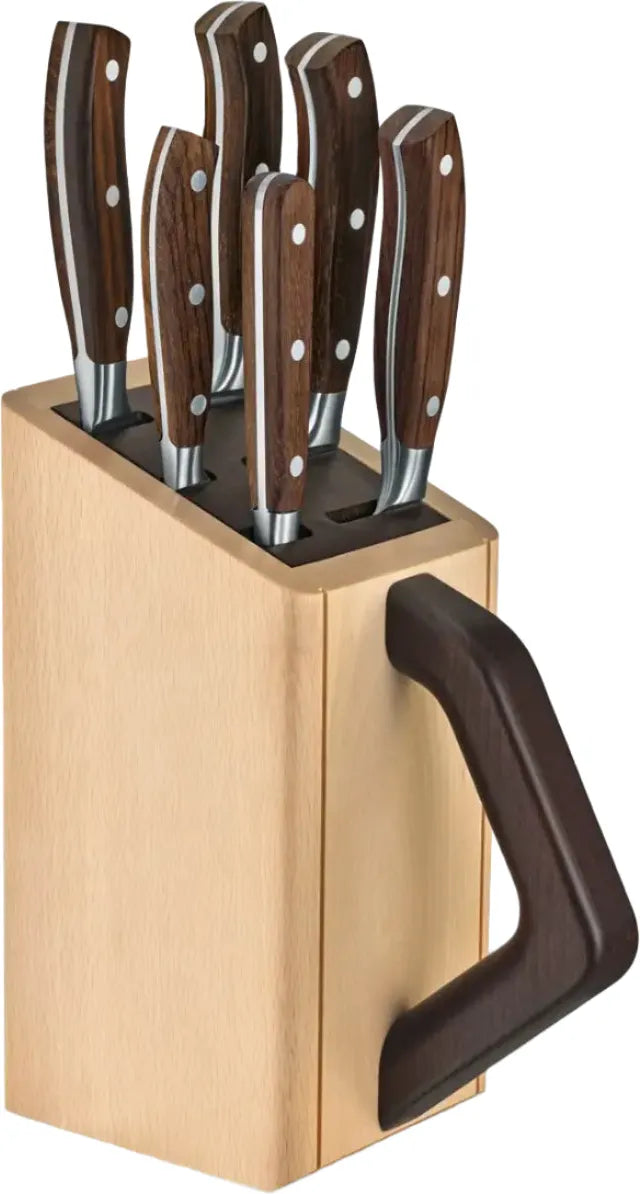Victorinox - Grand Maître Wood Knife Block 6 Pieces Set - 7.7240.6