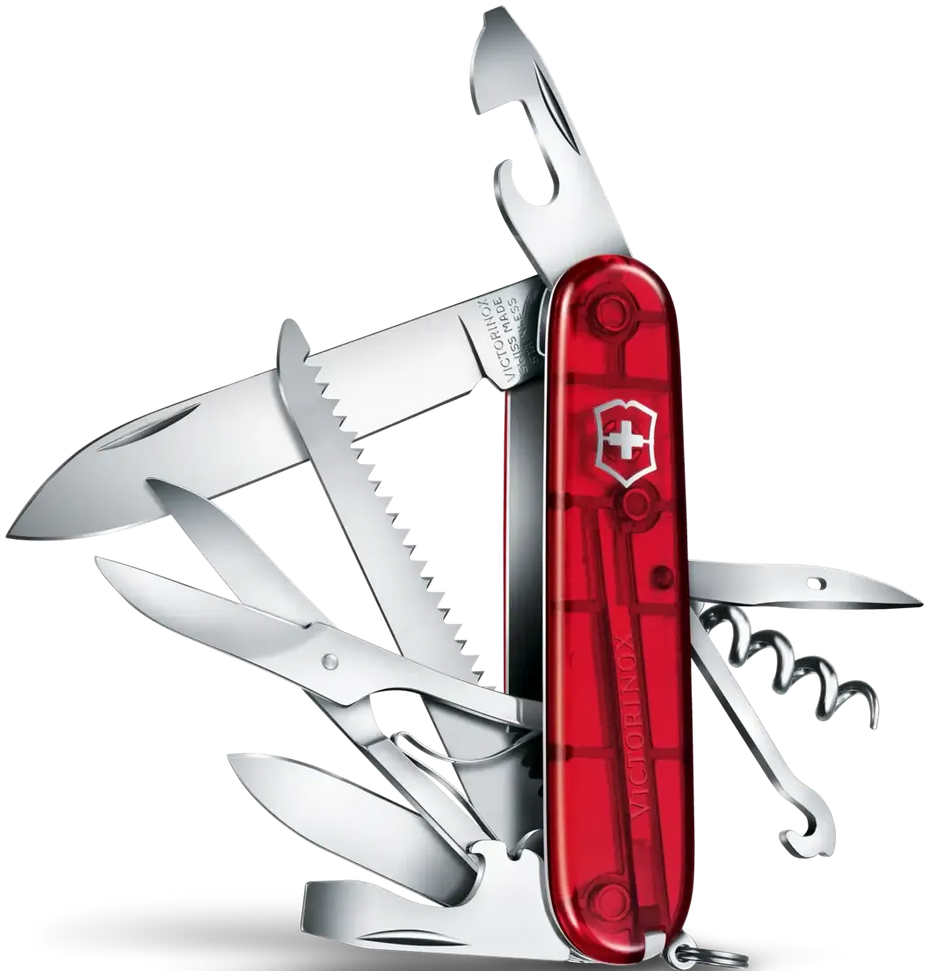 Victorinox - Huntsman Ruby Swiss Army Knife, Box Packing - 1.3713.T