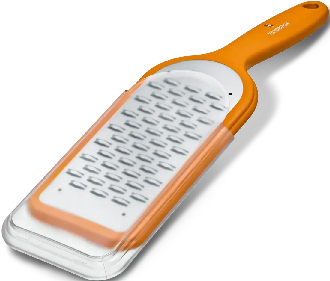 Victorinox - Medium Orange Ribbon Edge Kitchen Grater - 7.6084.9