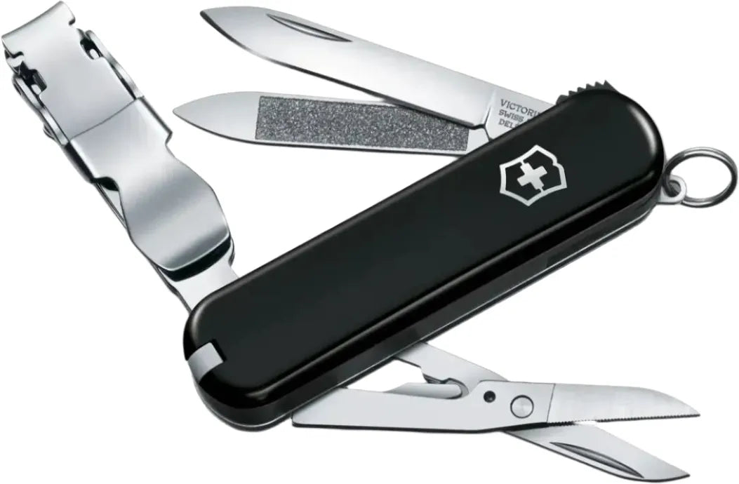 Victorinox - Nail Clip 580 Black Small Pocket Knife - 0.6463.3