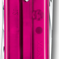 Victorinox - Nail Clip 580 Pink Translucent Small Pocket Knife - 0.6463.T5