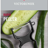 Victorinox - RAPID Straight Edge Black Peeler - 6.0930.3