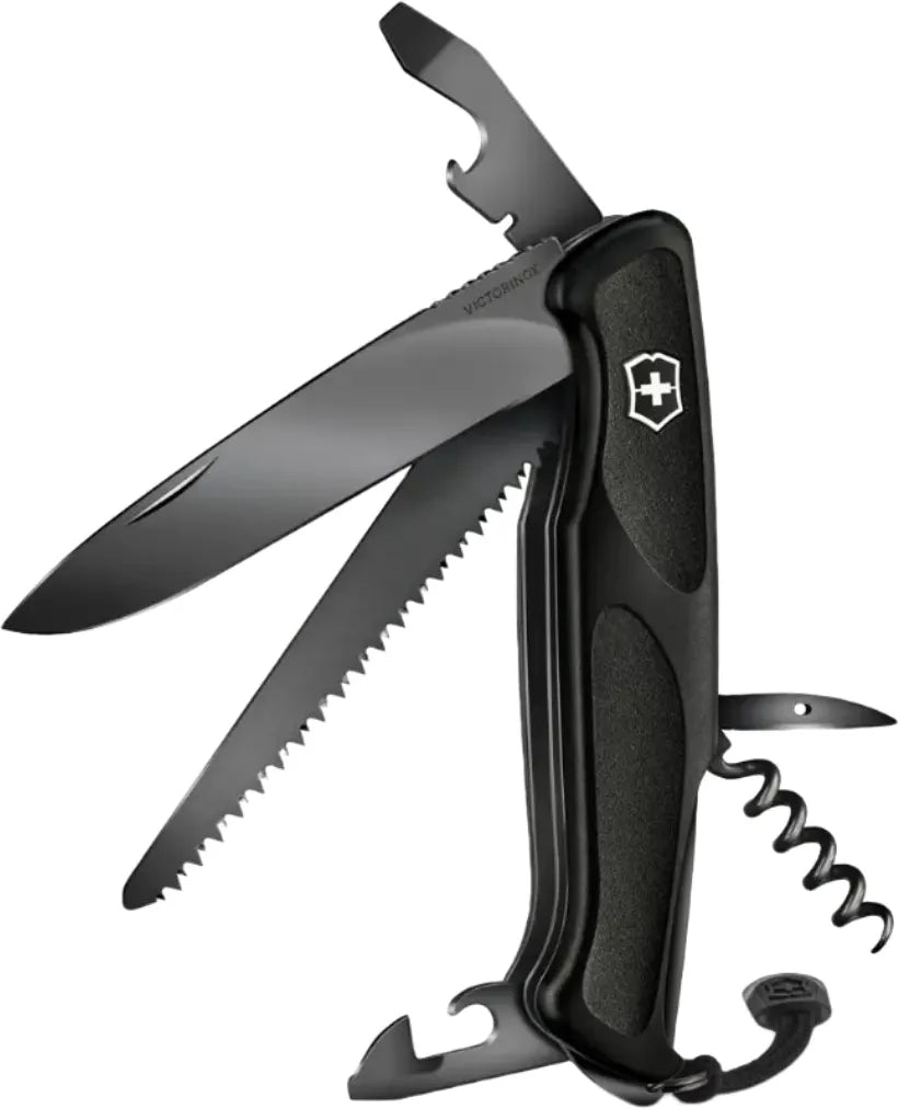 Victorinox - Ranger 55 Grip Onyx Black Swiss Army Knife, Box Packing - 0.9563.C31P
