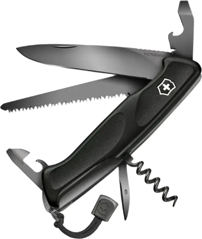 Victorinox - Ranger 55 Grip Onyx Black Swiss Army Knife, Box Packing - 0.9563.C31P