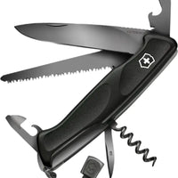 Victorinox - Ranger 55 Grip Onyx Black Swiss Army Knife, Box Packing - 0.9563.C31P