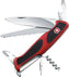Victorinox - Ranger 55 Grip Red & Black Swiss Army Knife, Box Packing - 0.9563.C