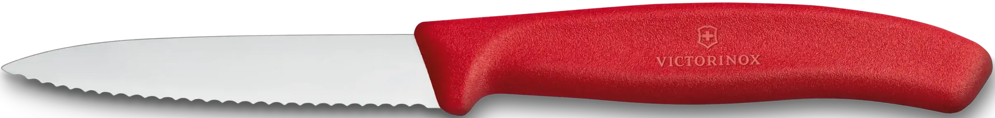 Victorinox - Red 3.25" Swiss Classic Serrated Blade Paring Knife, Pack of 24 - 6.7631-X2