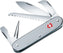 Victorinox - Swiss Army 7 Silver Alox Ribbed Pocket Knife - 0.8150.26