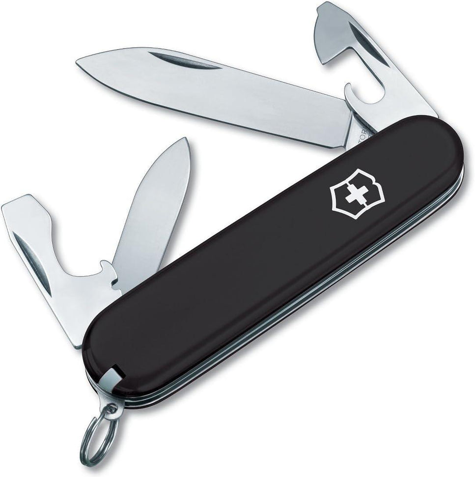 Victorinox - Swiss Army Recruit Knife, Black - 0.2503.3R-X1