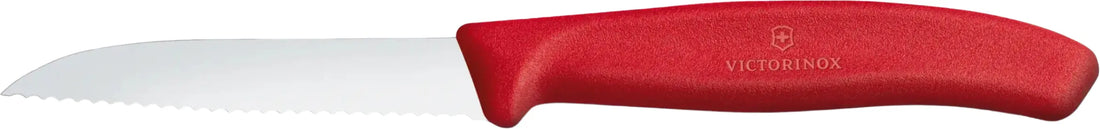 Victorinox - Swiss Classic 3.25" Straight Sheep's Foot Blade Red Paring Knife - 6.7431.C1