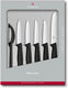 Victorinox - Swiss Classic 6 Pieces Black Paring Knife Set - 6.7113.6G
