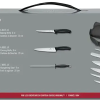Victorinox - Swiss Classic 7 Piece Black BBQ Set - 7.4012.7-X1