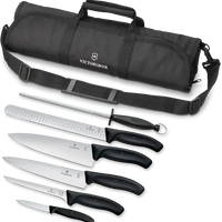 Victorinox - Swiss Classic 7 Piece Black BBQ Set - 7.4012.7-X1