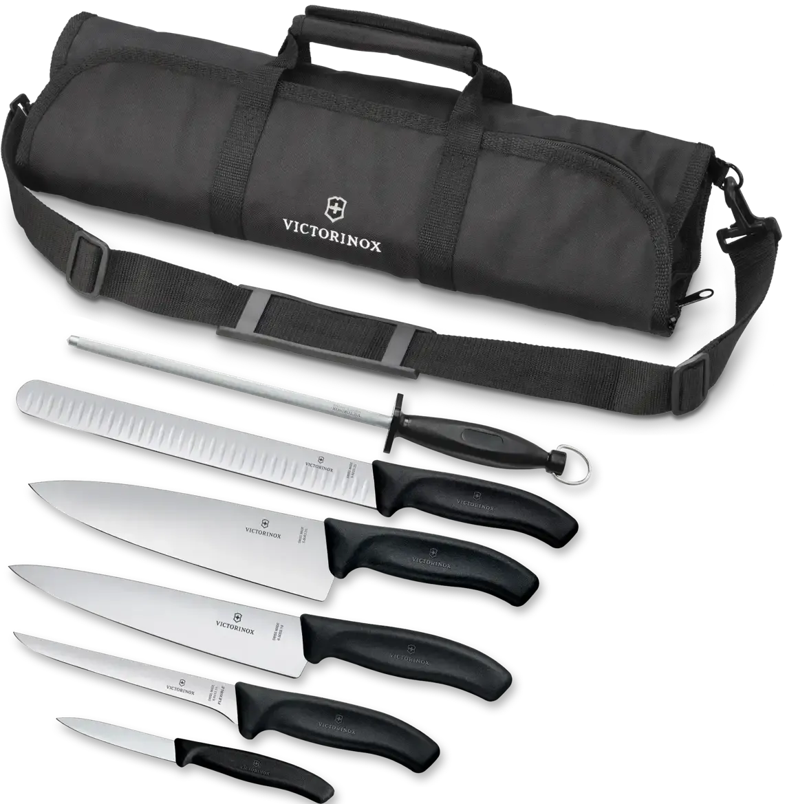 Victorinox - Swiss Classic 7 Piece Black BBQ Set - 7.4012.7-X1
