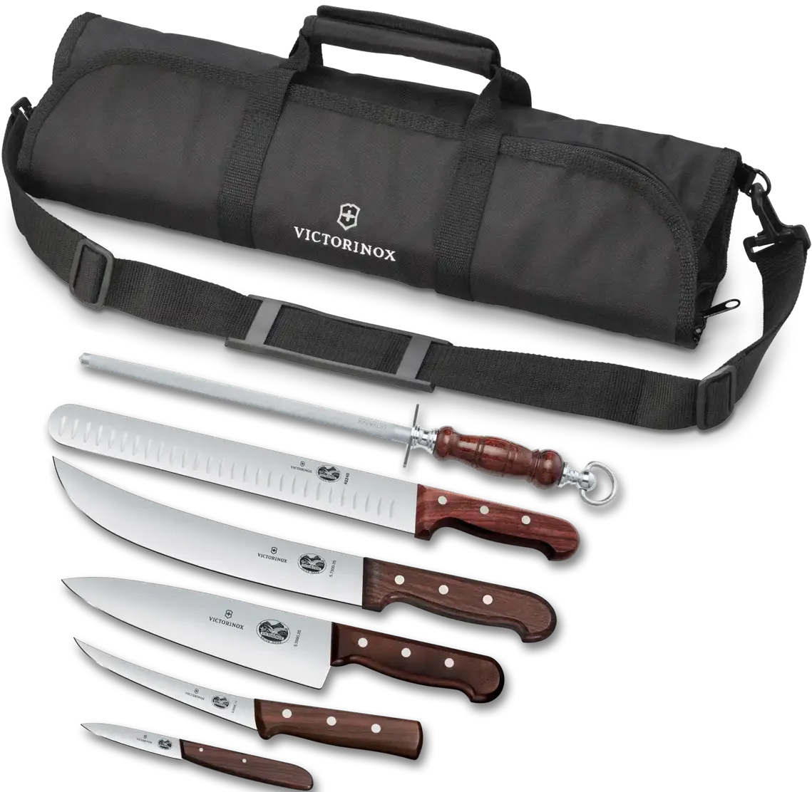 Victorinox - Swiss Classic 7 Piece Wood BBQ Set - 7.4012.7-X2