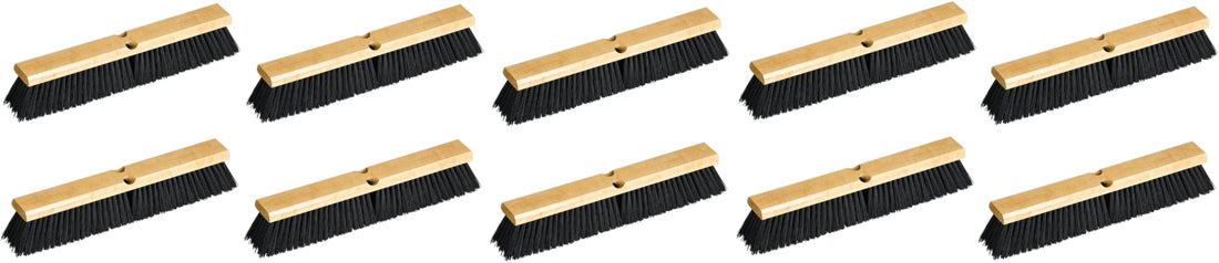 Vileda Professional - 18" Medium Tampico Push Broom, 10/Cs - 134459 (Special Order Item)