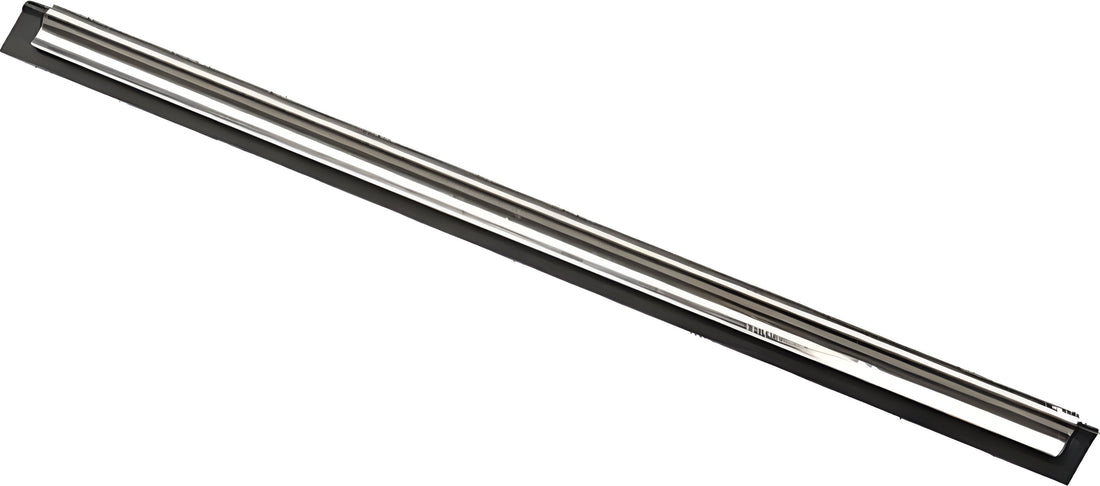Vileda Professional - 18" Stainless Steel Channel with Rubber, 10/Bx - 139794 (Special Order Item)