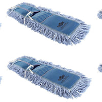 Vileda Professional - 24" Hi Stat Synthetic Blue Dustmop Refill, Pack of 10 - DM524NB