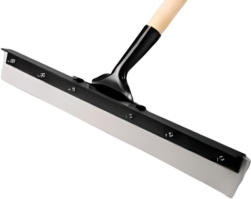 Vileda Professional - 36" Grey/White Squeegee with Steel Frame, 2/Cs - 134654