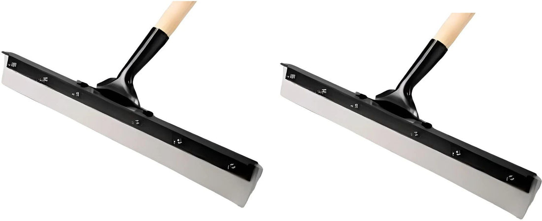 Vileda Professional - 36" Grey/White Squeegee with Steel Frame, 2/Cs - 134654