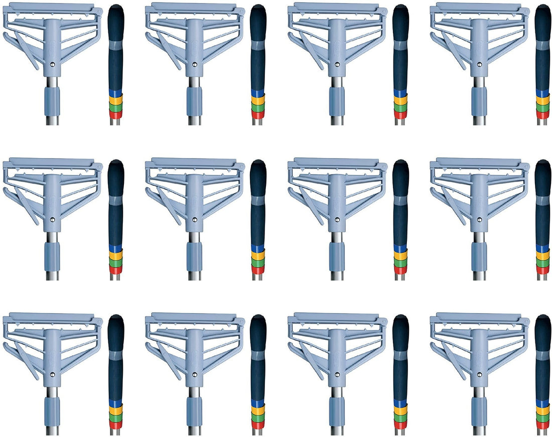 Vileda Professional - 40"-71" Snap-N-Go Telescopic Handle for String Mop Heads, 12/Cs - 131599