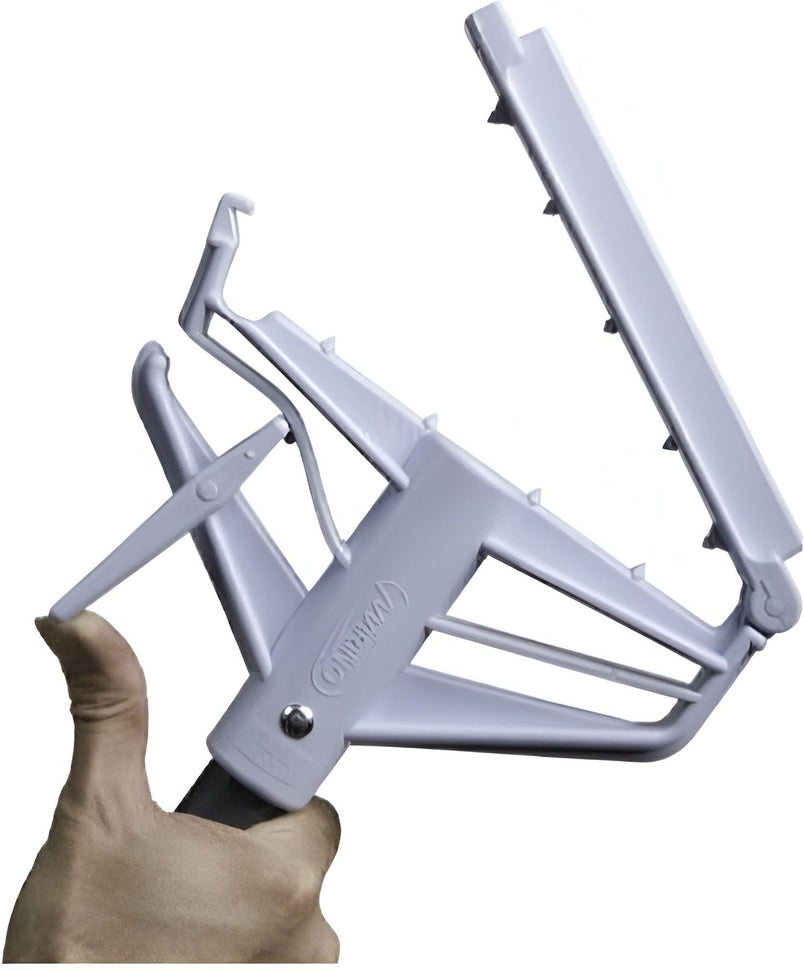 Vileda Professional - 60" Snap-N-Go Grey Fiberglass Handle, 12/Cs - 134751