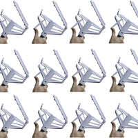 Vileda Professional - 60" Snap-N-Go Grey Fiberglass Handle, 12/Cs - 134751