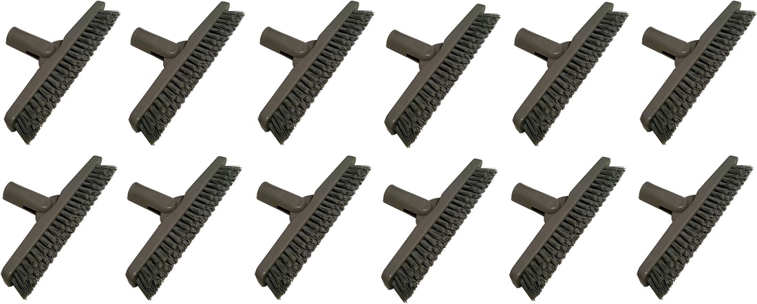 Vileda Professional - 9" Grout Brush with Grey Bristles, 12/Cs - 134414