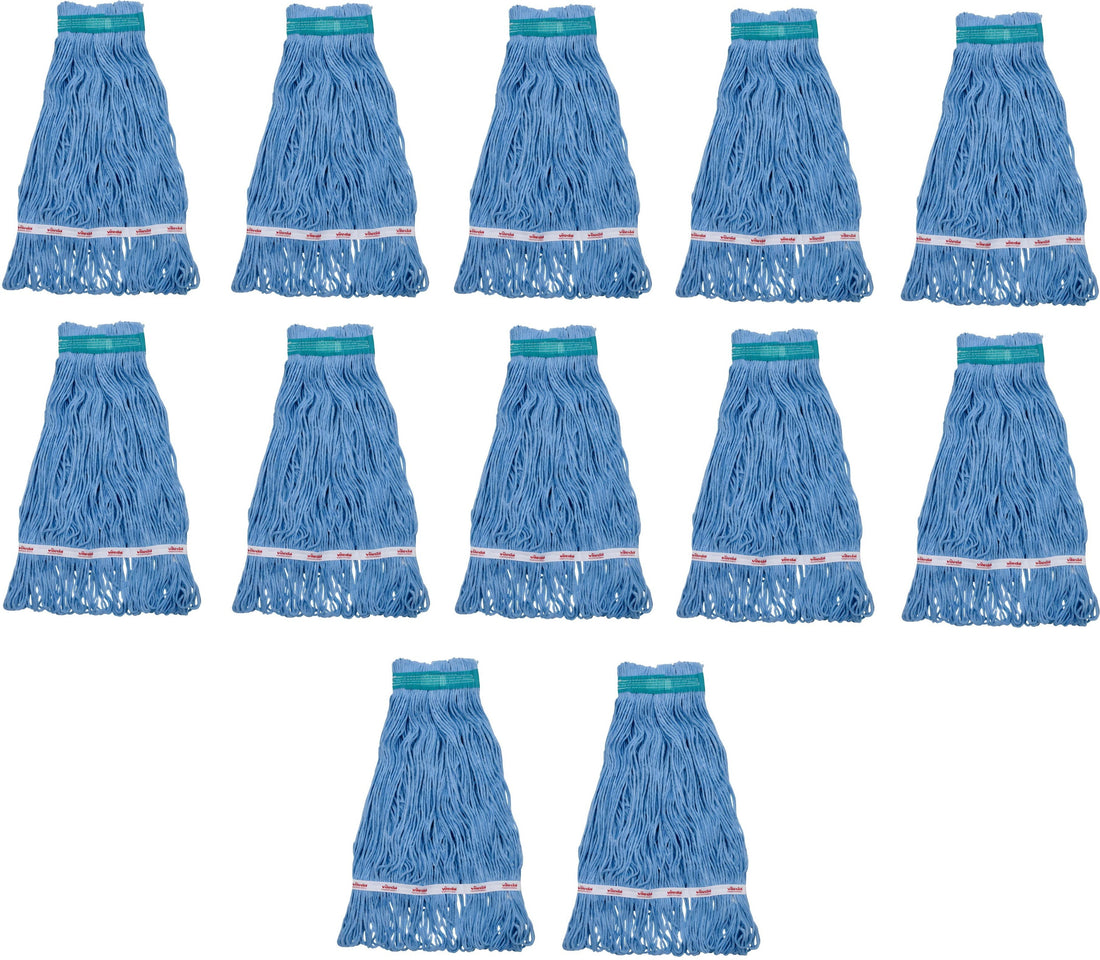 Vileda Professional - Blue Medium ValueLine Looped Mop, 12/Cs - 136292