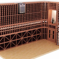 Vinotemp - 1000 Cu. Ft. Self-Contained Customizable Wine Cooling System - WM‐4510HZD