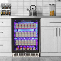 Vinotemp - 117 Can Beverage Cooler Left Hinge - EL‐54BCCOMM‐L