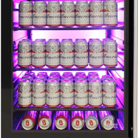 Vinotemp - 117 Can Beverage Cooler Left Hinge - EL‐54BCCOMM‐L