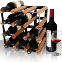 Vinotemp - 12 Bottle Cellar Trellis Wine Rack - RACK‐12CT