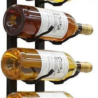 Vinotemp - 12 Bottle Epic Metal Wine Rack Black - EP‐WIRE12B