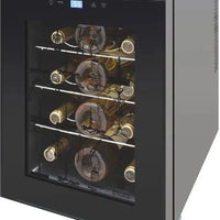 Vinotemp - 12 Bottle Single-Zone Thermoelectric Wine Cooler - EL‐12TEDCS