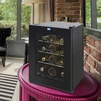 Vinotemp - 12 Bottle Single-Zone Thermoelectric Wine Cooler - EL‐12TEDCS