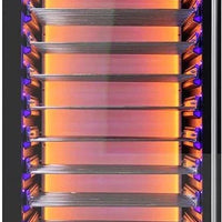 Vinotemp - 141 Bottle Single-Zone Wine Cooler Left Hinge - EL‐168COMM‐L