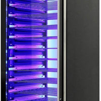 Vinotemp - 141 Bottle Single-Zone Wine Cooler Left Hinge - EL‐168COMM‐L