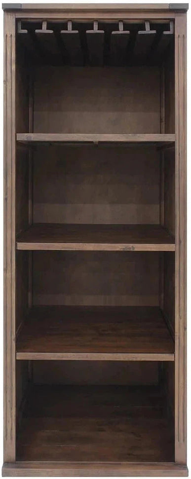 Vinotemp - 162 Bottle Dark Walnut Tall Wood Wrap Cabinet - VT‐WRAPCAB24