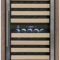 Vinotemp - 162 Bottle Dark Walnut Tall Wood Wrap Cabinet - VT‐WRAPCAB24