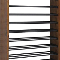 Vinotemp - 17 Horizontal Display Rack With Wood Sides - EP‐HZWALL2D
