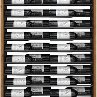 Vinotemp - 17 Horizontal Display Rack With Wood Sides - EP‐HZWALL2D