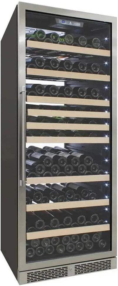 Vinotemp - 173 Bottle White Single-Zone Wine Cooler - EL‐300DSWL