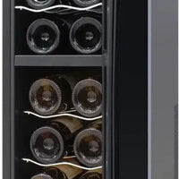 Vinotemp - 18 Bottle Dual-Zone Thermoelectric Wine Cooler - EL‐18TEDCS