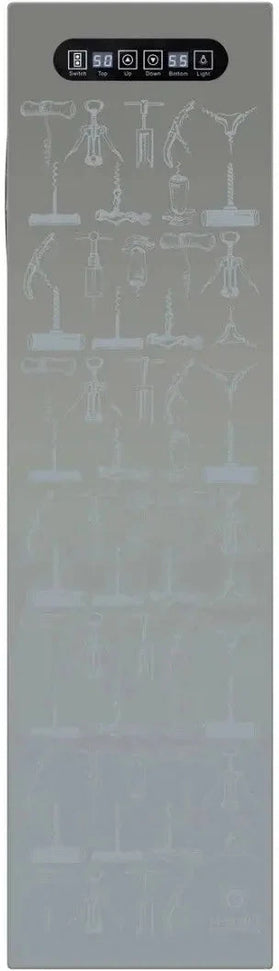 Vinotemp - 18 Bottle Dual-Zone Thermoelectric Wine Cooler - EL‐18TEDCS