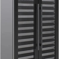 Vinotemp - 180 Bottle 36" Double Door Wine Cooler - EL‐36TD180