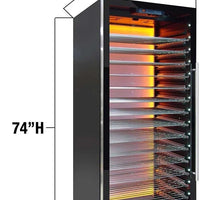 Vinotemp - 188 Bottle Commercial Wine Cooler Left Hinge - EL‐300COMM‐L